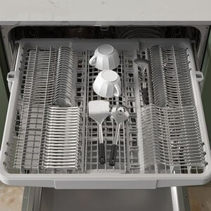 Samsung 24 in. Top Control Smart Dishwasher with 46 dBa Sound Level, 3rd-Rack, AutoRelease & Pocket - Stainless Steel, , hires