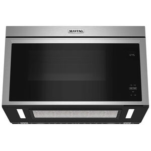 Maytag 30 in. 1.1 cu. ft. Over-the-Range Microwave with 10 Power Levels, 300 CFM & Sensor Cooking Controls - Fingerprint Resistant Stainless Steel, , hires