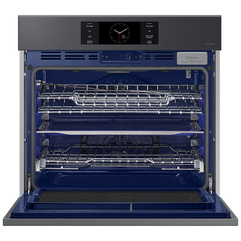 Samsung Bespoke 30 in. 5.1 cu. ft. Smart Steam Electric Single Wall Oven with Dual Convection - Matte Black, , hires