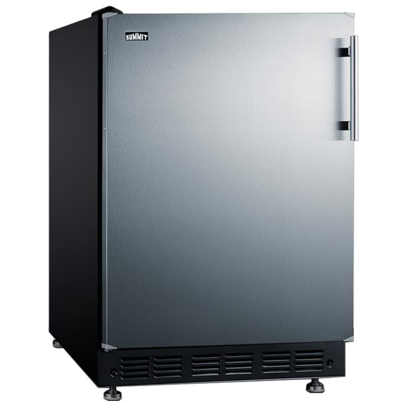 Summit 24 in. 5.0 cu. ft. Undercounter Refrigerator - Stainless Steel, , hires