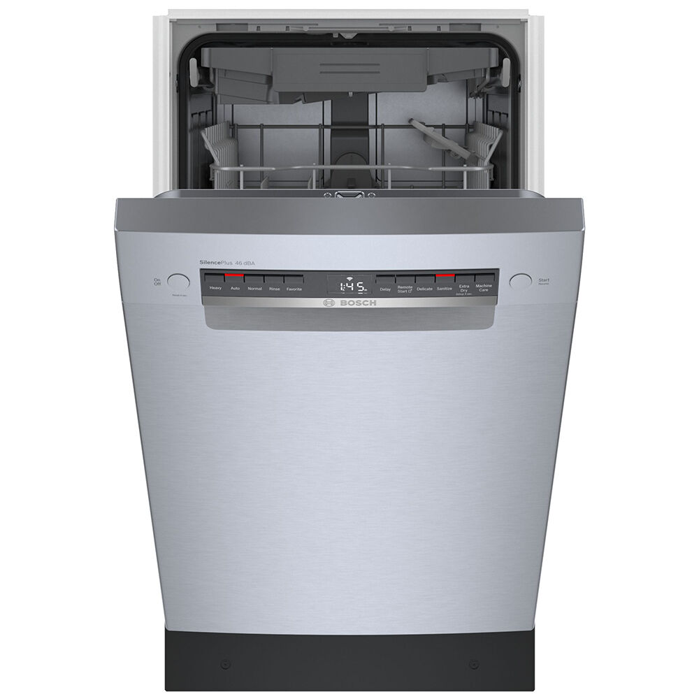 Bosch 300 Series 18 in. Smart Built-In Dishwasher with Front