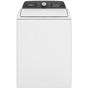 Whirlpool 27.75 in. 4.6 cu. ft. Top Load Washer with Agitator & Built-in Faucet - White, , hires