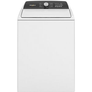Whirlpool 27.75 in. 4.6 cu. ft. Top Load Washer with Agitator & Built-in Faucet - White, , hires