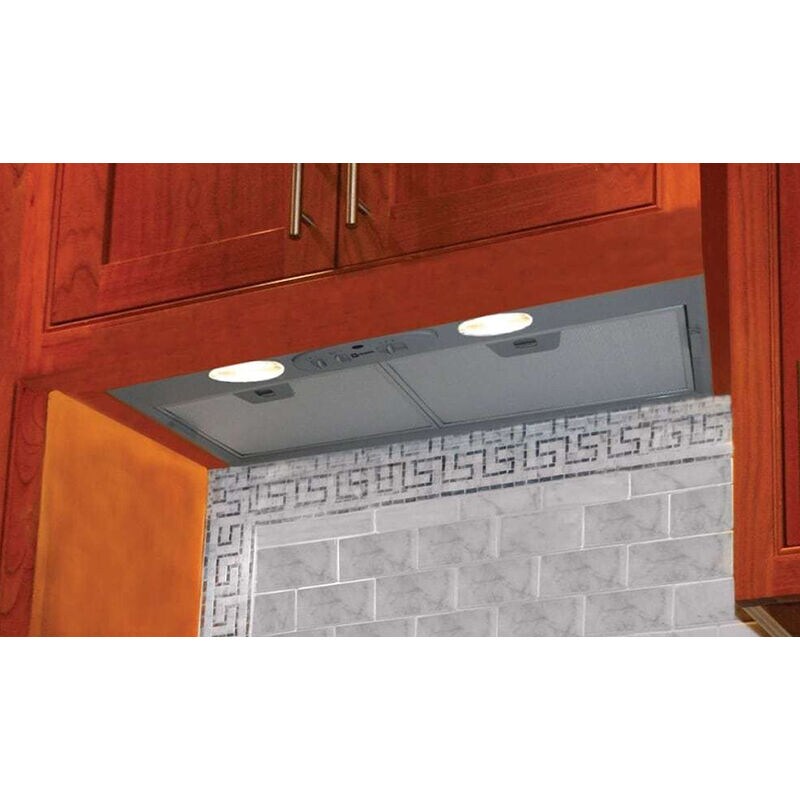 Faber Inca Smart 24 in. Convertible Standard Style Range Hood with 250 CFM, 3 Fan Speeds & 2 Halogen Lights - Gray, , hires