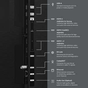 Samsung - 65" Class R95H Micro RGB 4K UHD Smart Tizen TV, , hires