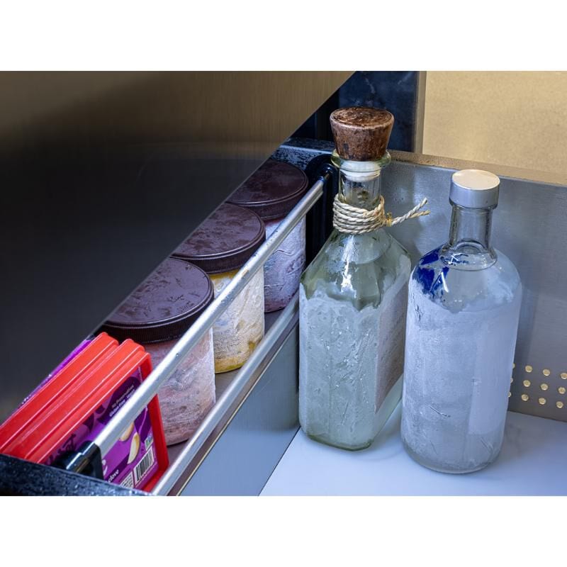 Zephyr Presrv Series 24 in. 3.9 cu. ft. Double Refrigerator & Freezer Drawers - Stainless Steel, , hires