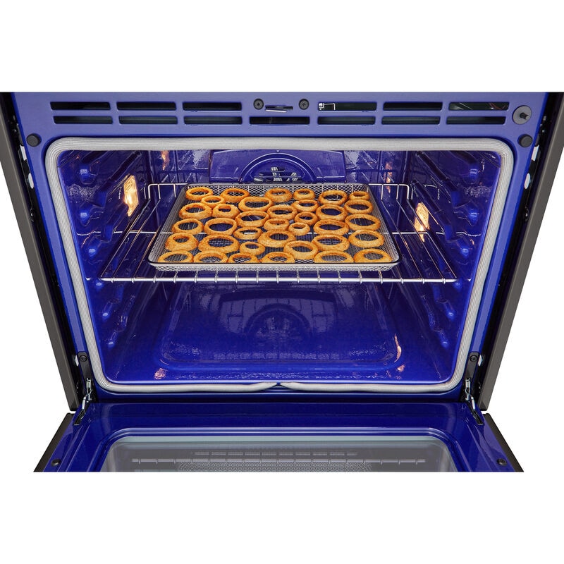 LG 30 in. 9.4 cu. ft. Smart Front Control Electric Double Wall Oven with Standard Convection - PrintProof Black Stainless Steel, , hires