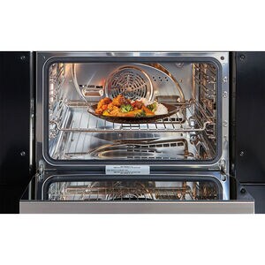 Wolf M Series 30 in. 1.8 cu. ft. Steam Electric Single Wall Oven with Standard Convection - Black Glass, , hires