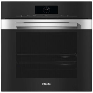 Miele PureLine Series 24 in. 2.5 cu. ft. Electric Smart Wall Oven with Standard Convection - Clean Touch Steel, , hires