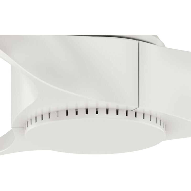 Hunter 60 in. Mosley Energy Star Damp Rated Ceiling Fan and Wall Control - Fresh White, , hires