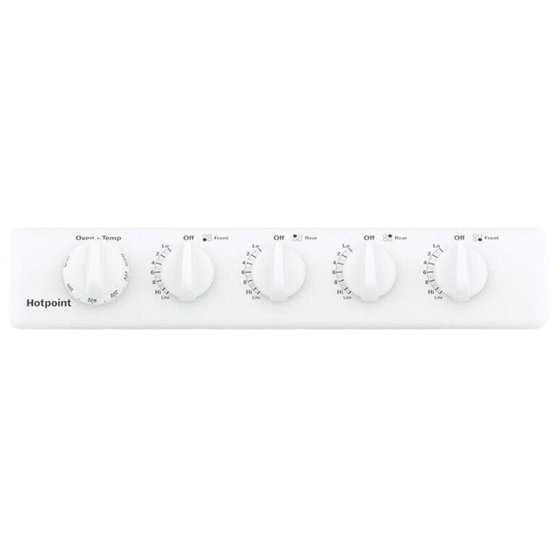 Hotpoint 20 in. 2.3 cu. ft. Gas Range with 4 Sealed Burners - White, , hires