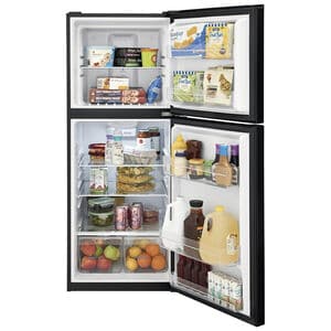 Frigidaire 24 in. 11.6 cu. ft. Counter Depth Garage Ready Top Freezer Refrigerator - Black, Black, hires