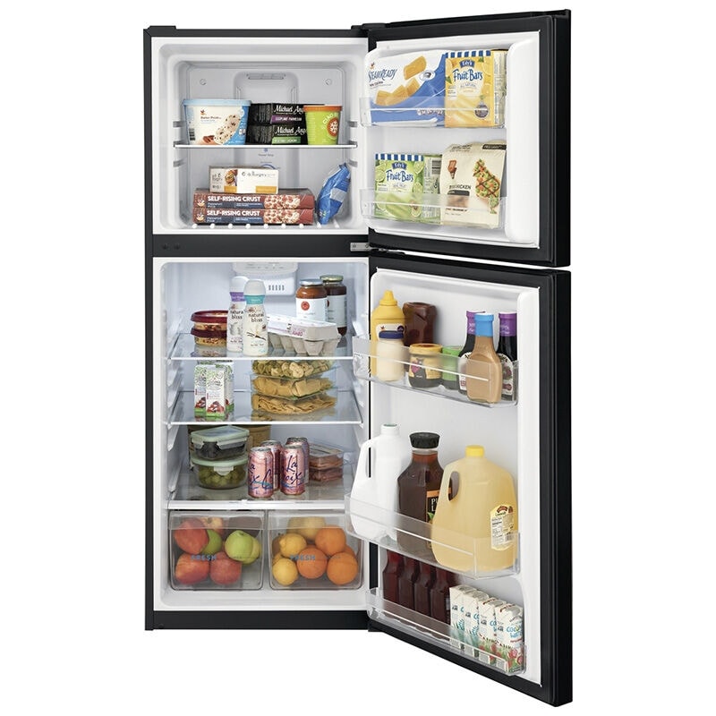 Frigidaire 24 in. 11.6 cu. ft. Counter Depth Garage Ready Top Freezer Refrigerator - Black, Black, hires