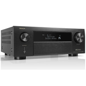 Denon 9.4 Ch. 125W 8K AV Receiver with Built-in HEOS - Black, , hires