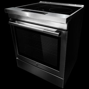 JennAir Rise Series 30 in. 6.4 cu. ft. Air Fry Convection Oven Slide-In Electric Range with 4 Induction Zones - Stainless Steel, , hires