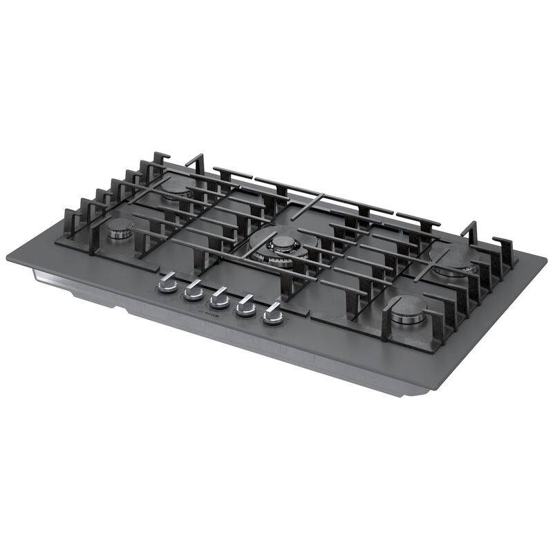 Bosch Benchmark Series 36 in. Gas Cooktop with 5 Sealed Burners - Dark Gray, , hires