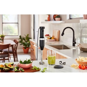KitchenAid Variable Speed Hand Blender - Black Matte, , hires