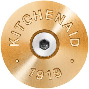 KitchenAid Gold Commercial-Style Range Handle Medallion Kit, , hires