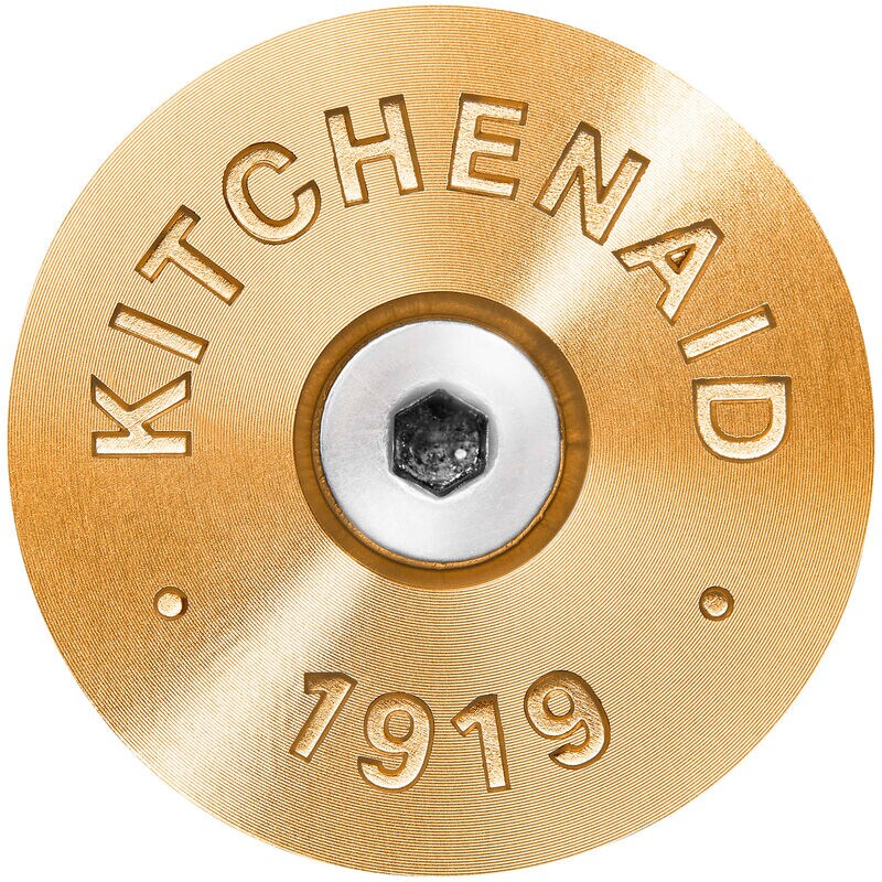 KitchenAid Gold Commercial-Style Range Handle Medallion Kit, , hires