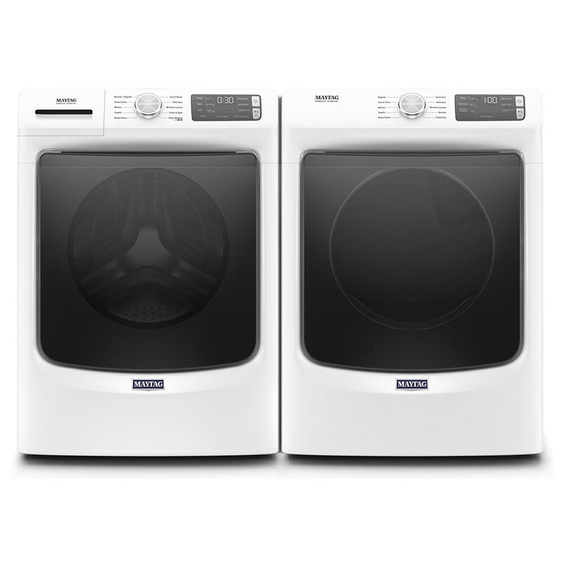 Maytag 27 in. 7.3 cu. ft. Electric Dryer with 10 Dryer Programs, 4 Dry Options, Wrinkle Care & Sensor Dry - White, , hires