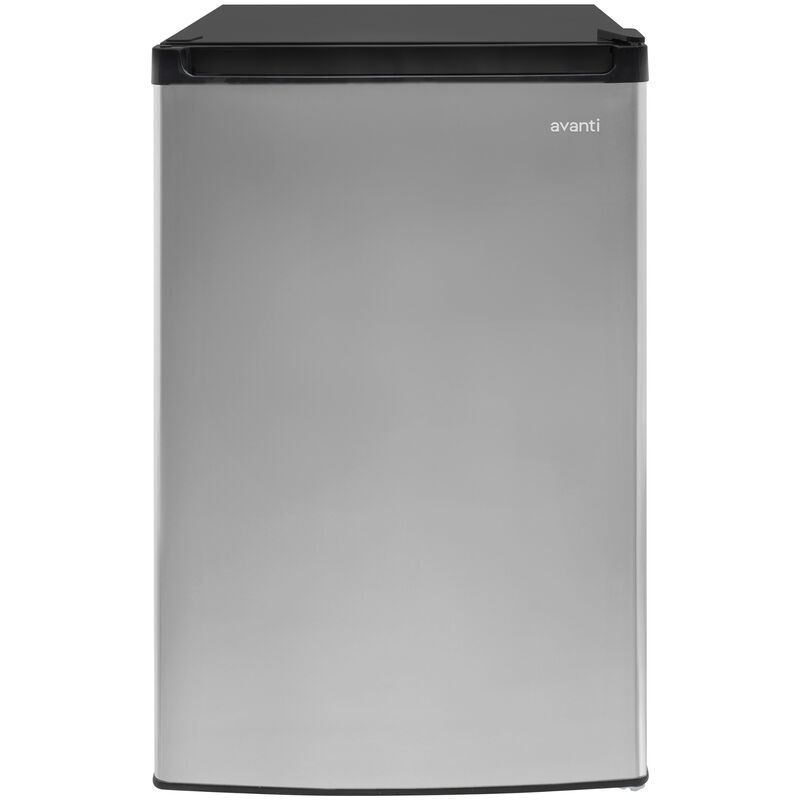Avanti 20 in. 4.4 cu. ft. Mini Fridge with Freezer Compartment - Stainless Steel, Stainless Steel, hires