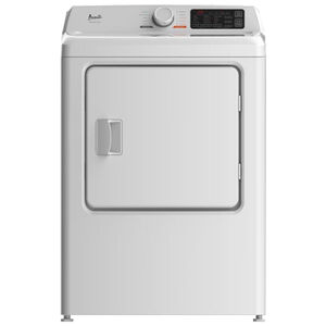 Avanti 27 in. 6.7 cu. ft. Electric Dryer with 10 Dryer Programs & Wrinkle Care - White, , hires