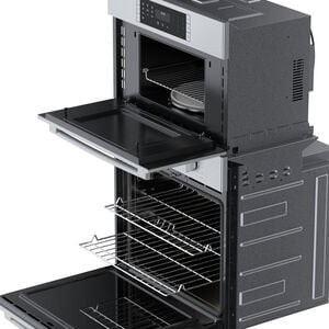 Bosch 500 Series 30 in. 6.2 cu. ft. Speed Electric Microwave/Wall Oven Combo with True European Convection - Stainless Steel, , hires