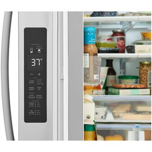Frigidaire 36 in. 28.8 cu. ft. French Door Refrigerator with Internal Water Dispenser - Fingerprint-Resistant Stainless Steel Look, , hires