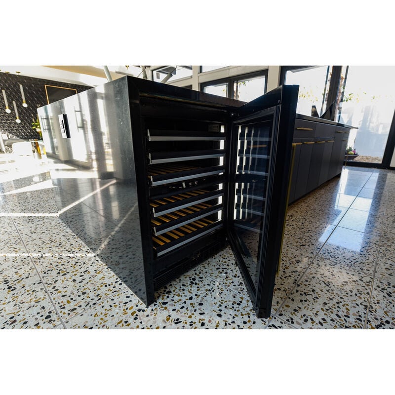 JennAir 24 in. Undercounter Wine Cooler with Wood Racks, Dual Temperature Zones & 45 Bottle Capacity - Custom Panel Ready, , hires