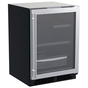 Marvel 24 in. Built-In 5.3 cu. ft. Undercounter Refrigerator - Stainless Steel, , hires