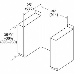 Bosch 800 Series 36 in. 3.4 cu. ft. Standard Convection Gas Range with 6 Sealed Burners - Black Stainless Steel, , hires