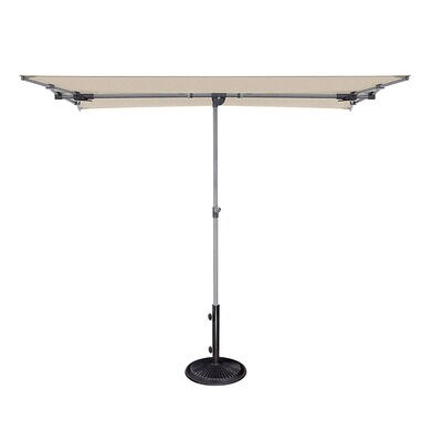 SimplyShade Capri 5'x 7' Rectangle Balcony Umbrella - Natural | 5X7RT5TP040
