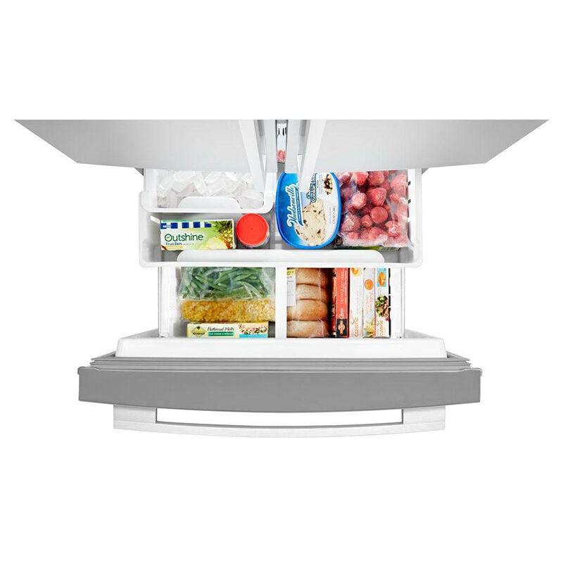 Whirlpool 30 in. 19.7 cu. ft. French Door Refrigerator with Ice Maker - Fingerprint Resistant Stainless Steel, Fingerprint Resistant Stainless, hires