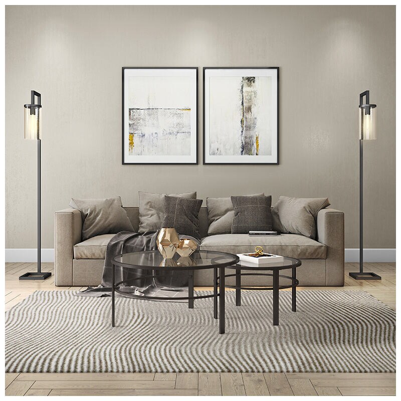 Hudson & Canal Gaia Nesting Table - Blackened Bronze, , hires