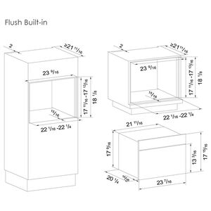 Fotile 24 in. 1.4 cu. ft. Steam Electric Single Wall Oven with Standard Convection - Black, , hires