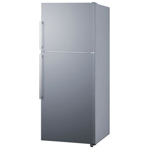 Summit 28 in. 13.6 cu. ft. Counter Depth Top Freezer Refrigerator - Stainless Steel, , hires