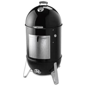 Weber Smokey Mountain 22 in. 2-Rack Charcoal Smoker with Built-In Thermometer - Black, , hires