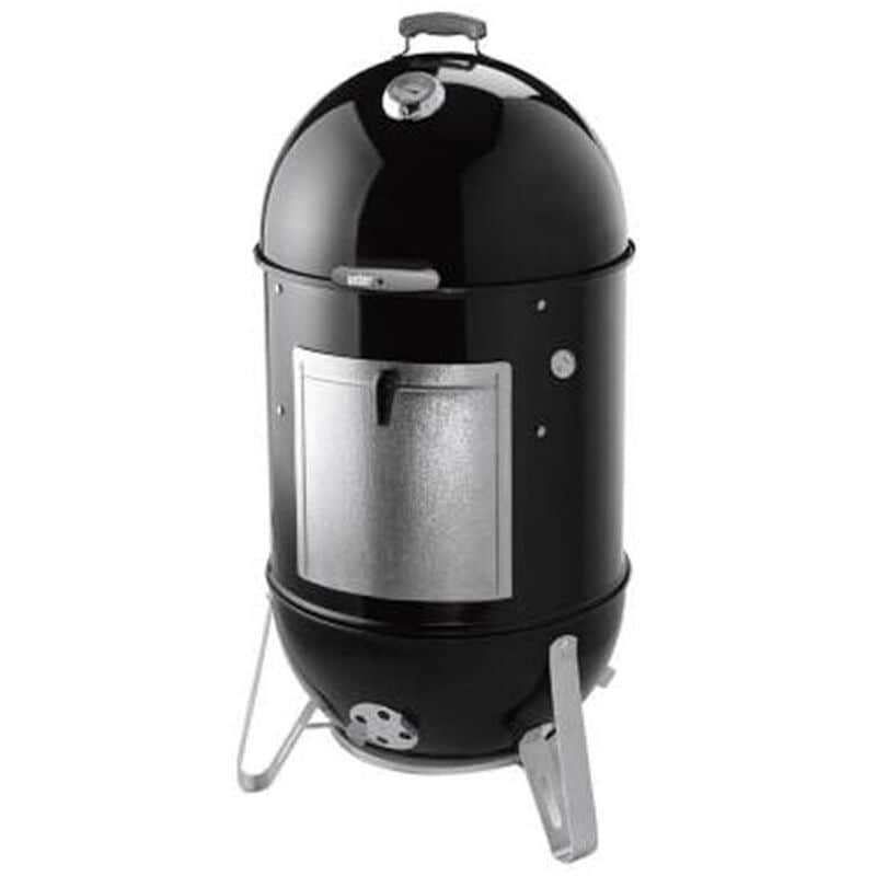 Weber Smokey Mountain 22 in. 2-Rack Charcoal Smoker with Built-In Thermometer - Black, , hires