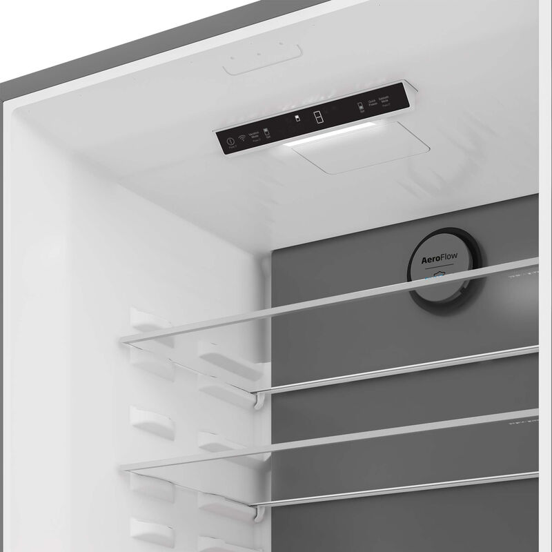 Beko 30 in. 16.1 cu. ft. Smart Counter Depth Bottom Freezer Refrigerator with Ice Maker - Fingerprint Resistant Stainless, , hires