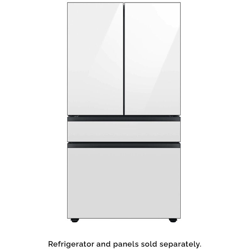 Samsung BESPOKE 4-Door French Door Middle Panel for Refrigerators - White Glass, , hires