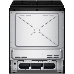 KitchenAid 30 in. 7.1 cu. ft. Air-Fry True European Convection Steam Oven Slide-In Dual Fuel Range with 5 Sealed Burners - Stainless Steel with PrintShield Finish, , hires