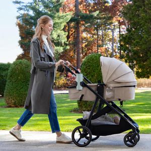 Evenflo Shyft Intuiti+ Stroller with Green & Gentle Fabric - Agate, , hires