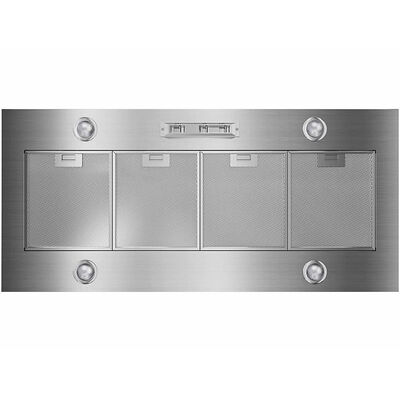 Whirlpool 48 in. Ducted Standard Style Range Hood with 3 Fan Speeds & 4 LED Lights - Stainless Steel | UVL6048JSS
