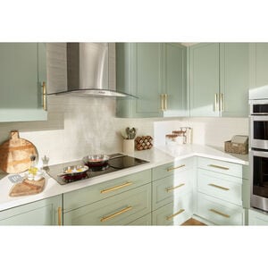 Whirlpool 30 in. Convertible Chimney Style Range Hood with 400 CFM, 3 Fan Speeds & 2 LED Lights - Stainless Steel, , hires