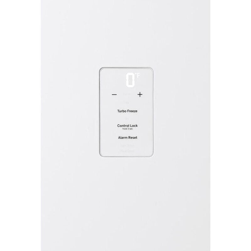 GE 33 in. 17.3 cu. ft. Garage-Ready Upright Freezer with Adjustable Shelves - White, , hires