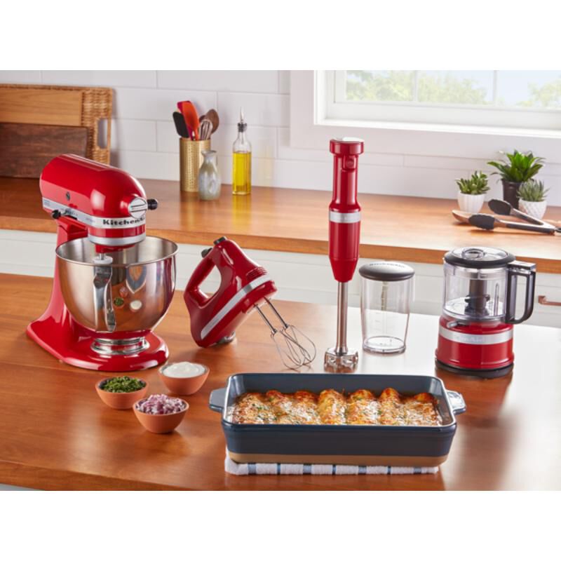 KitchenAid Ultra Power 5-Speed Electric Hand Mixer with Stainless Steel Turbo Beater - Empire Red, Empire Red, hires