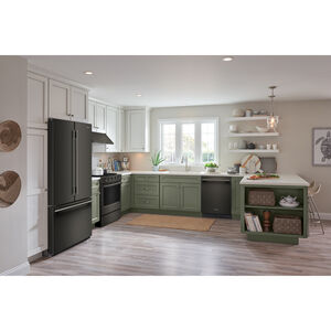 KitchenAid 36 in. 24.3 cu. ft. Counter Depth French Door Refrigerator with Internal Water Dispenser - Black Ore, Black Ore, hires