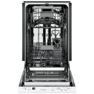 GE Profile 18 in. Top Control Dishwasher with 47 dBa Sound Level, Condensate Dry & Pocket - White, White, hires