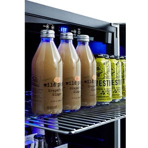 Summit Commercial 24 in. Built-In/Freestanding 4.2 cu. ft. Compact Beverage Center with Adjustable Shelves & Digital Control - Custom Panel Ready, , hires