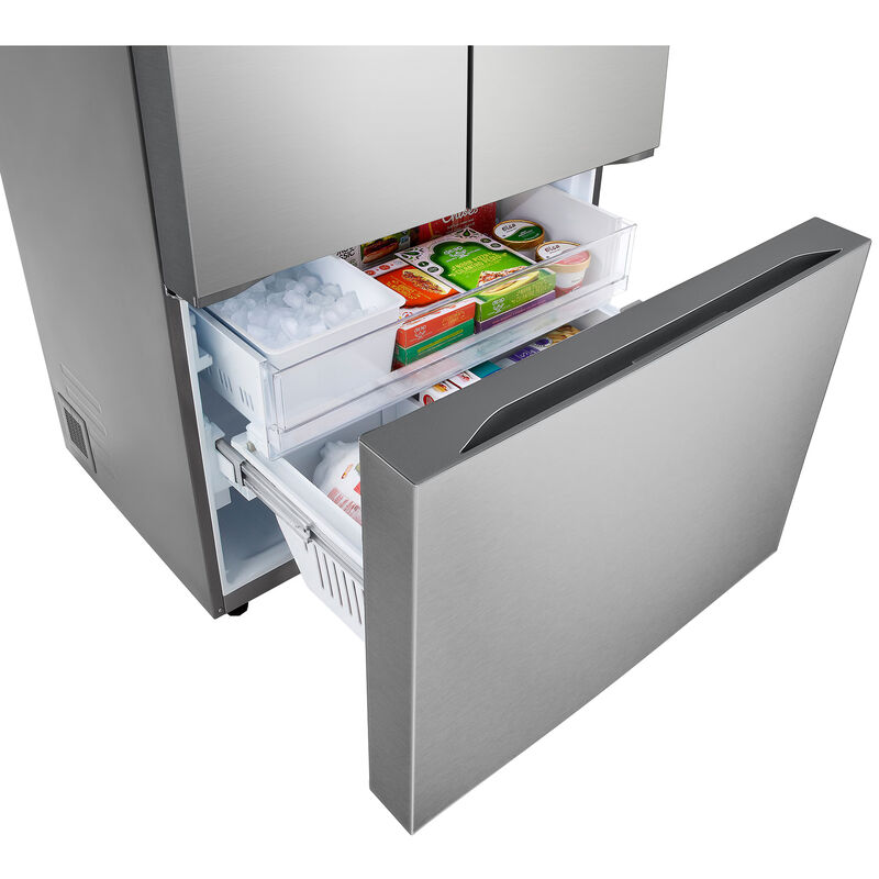 LG 36 in. 31.7 cu. ft. Smart French Door Refrigerator with Internal Water Dispenser - PrintProof Stainless Steel, , hires